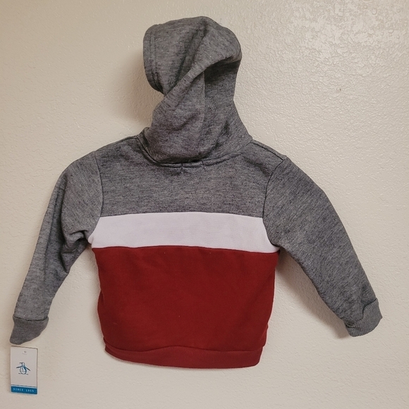 NWT Original Penguin Grey and Red Hoodie - Picture 4 of 4